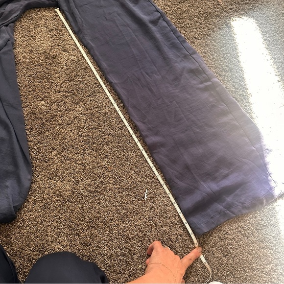 Dress Day Brand Blue Size Medium Woman's Wide Leg Pantsuit Soft Comfortable - Picture 13 of 15